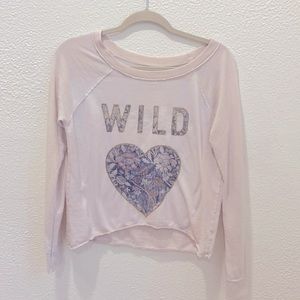 Cha Ser womens XS cropped sweater Very soft and thin.